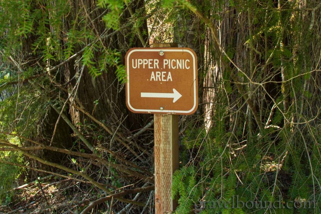 Upper Picnic Area Sign