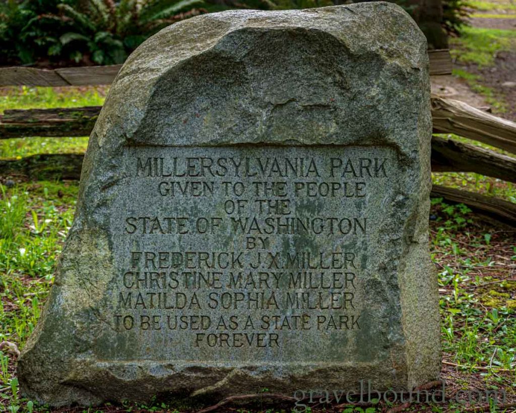 Millersylvania State Park Commemoration Stone