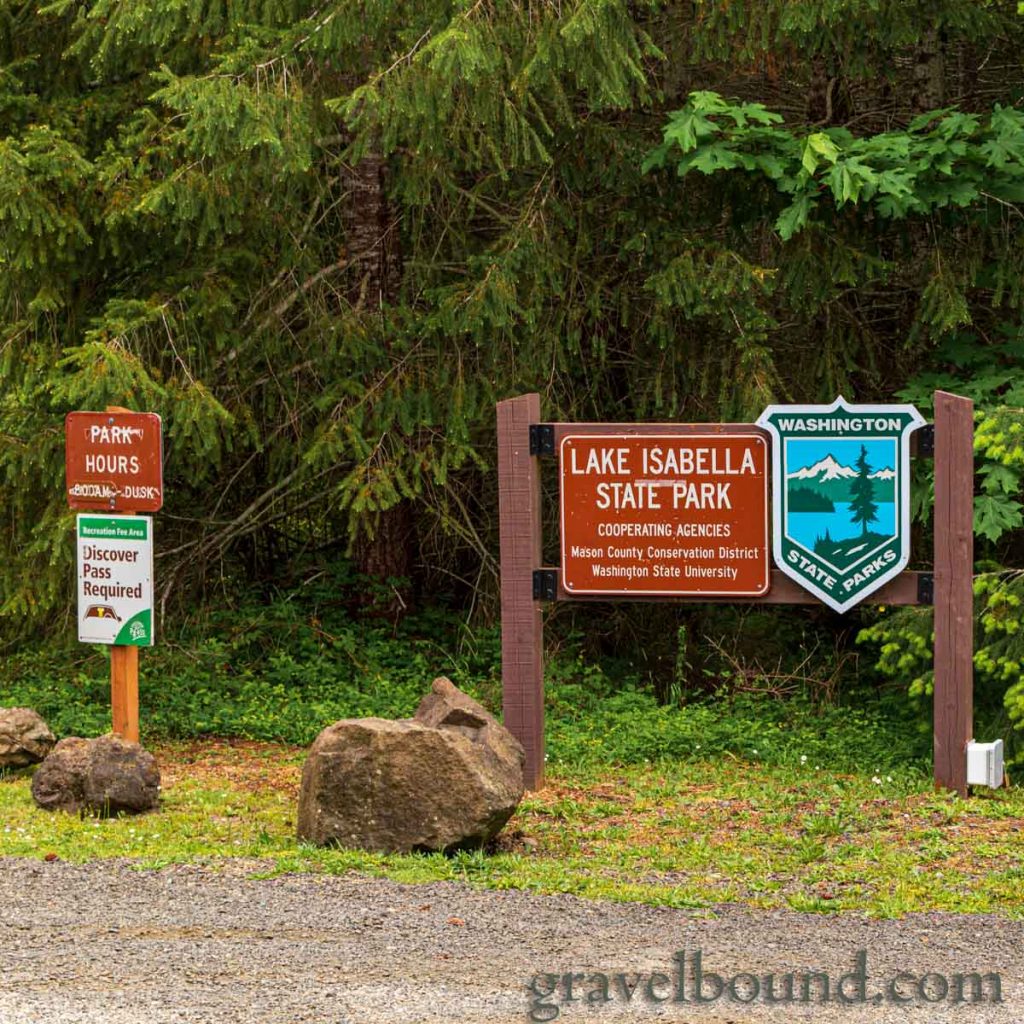 Lake Isabella State Park Entrance Sign