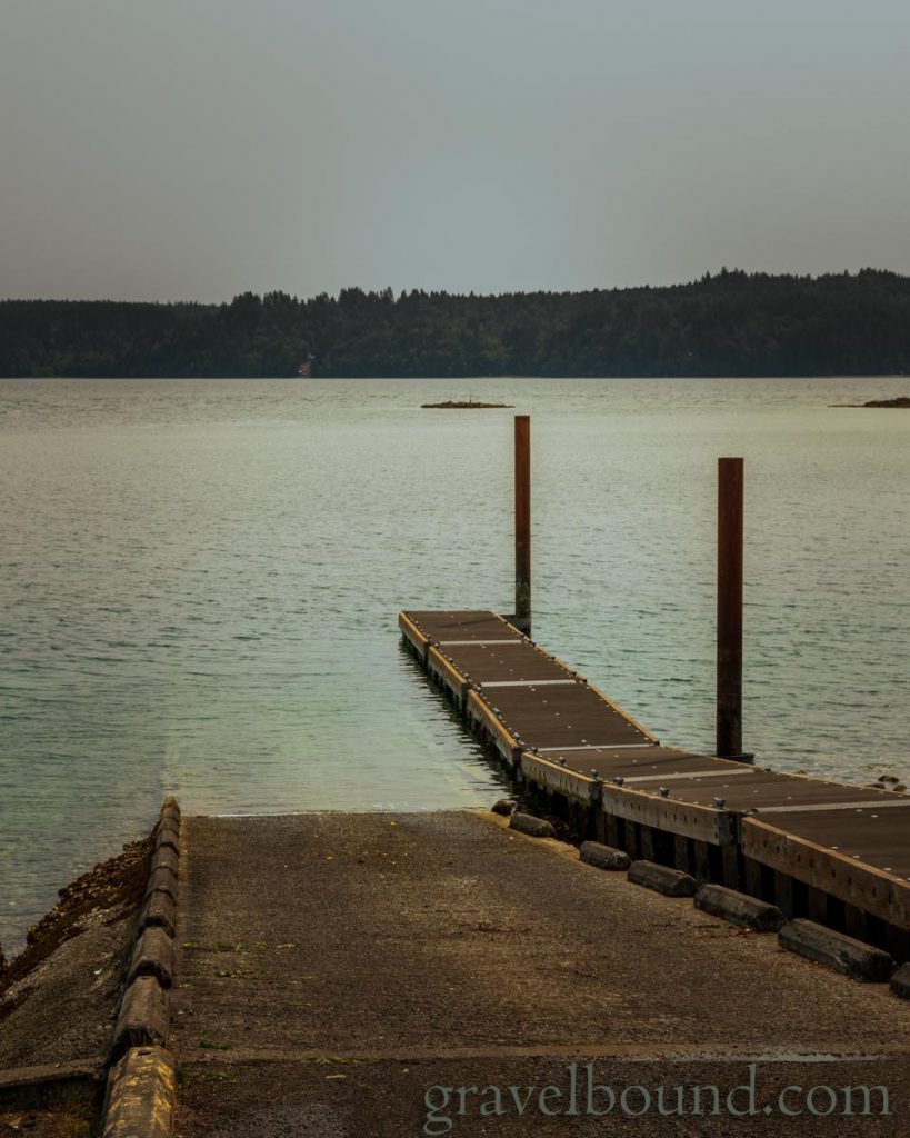 Boat Ramp Leading into Hood Canal