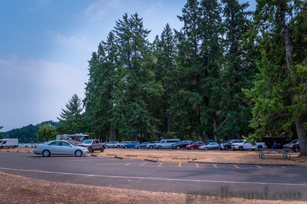 Day Use Parking Area at Twanoh State Park