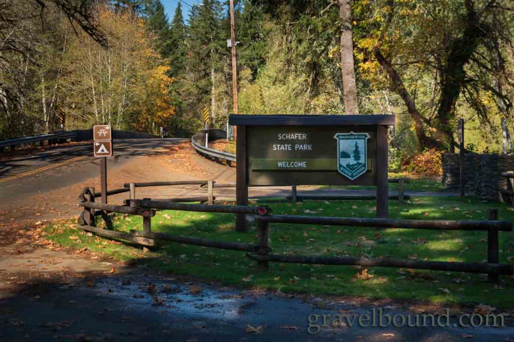 Schafer State Park Sign