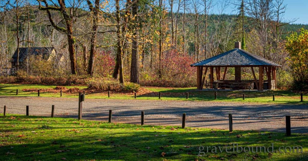 Smaller Picnic Shelter and Bathroom Building